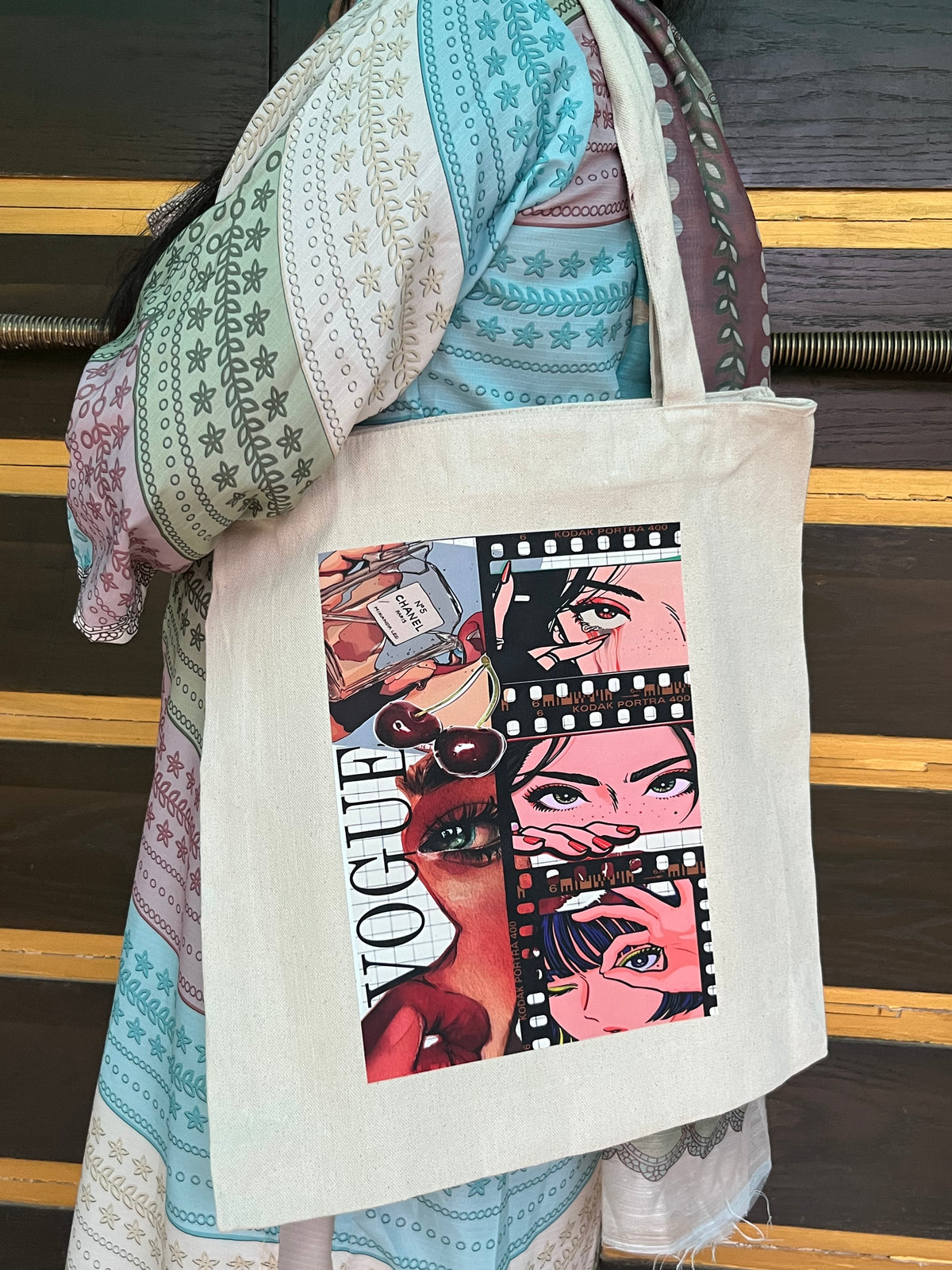 Canvella Muse Tote | Editorial Aesthetic Canvas Tote Bag