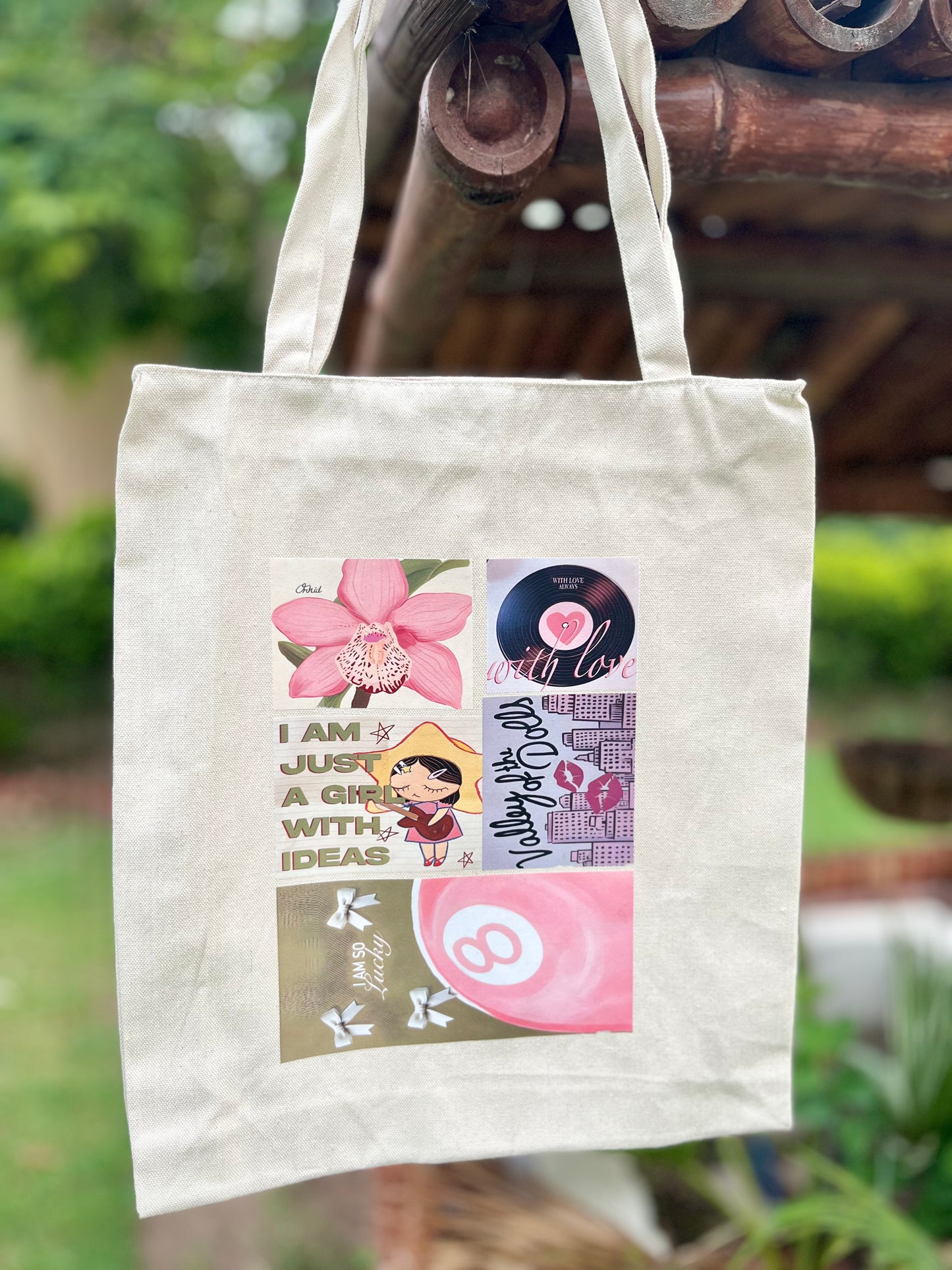 Daydream Tote | Girlhood Aesthetic Canvas Tote Bag by Canvella